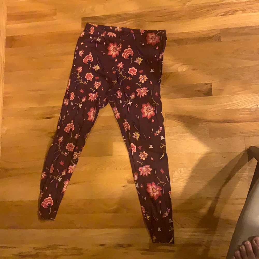 Floral leggings